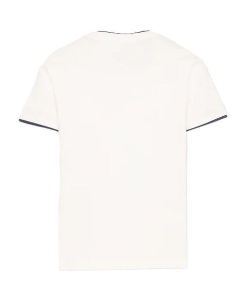 Fay t-shirt avorio - vista posteriore