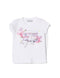 Monnalisa t-shirt bianco - vista frontale
