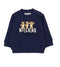 Moschino maglia blu - vista frontale