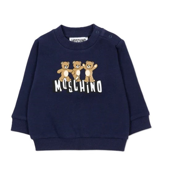Moschino felpa blu - vista frontale