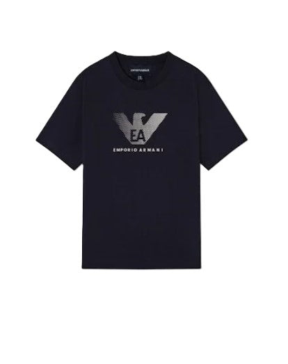 Armani t-shirt blu - vista frontale