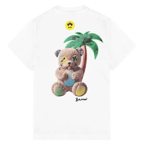 Barrow t-shirt bianco - vista dettaglio