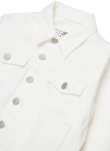 Maison margiela giubbotti bianco - vista posteriore