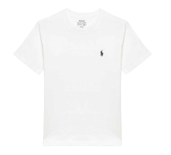 Polo ralph lauren t-shirt bianco - vista frontale