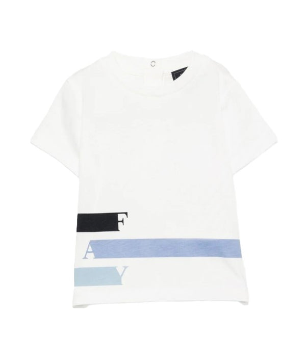 Fay t-shirt avorio - vista frontale