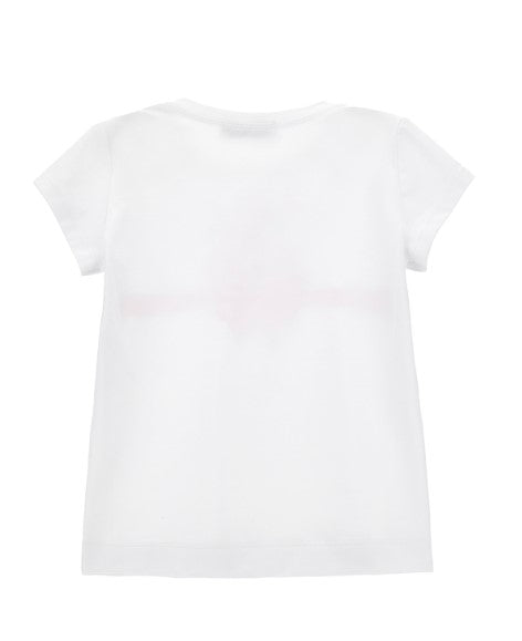 Monnalisa T-shirt bianco - vista posteriore