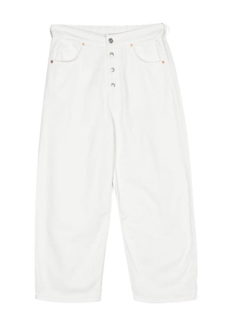 Maison margiela pantaloni bianco - vista frontale