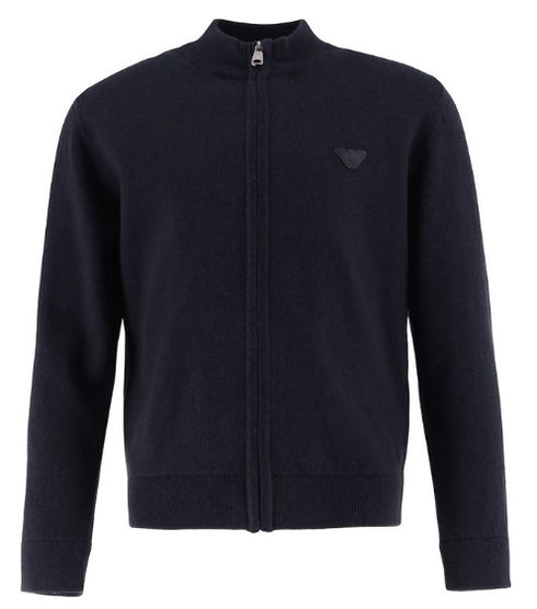 Armani maglia blu - vista frontale