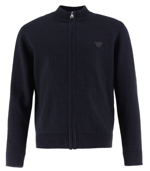 Armani maglia blu - vista frontale