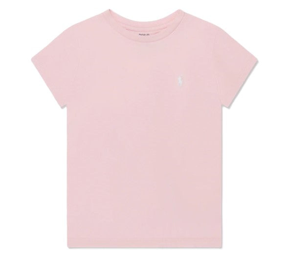Polo ralph lauren t-shirt rosa - vista frontale