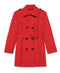 Max & co. trench rosso - vista posteriore