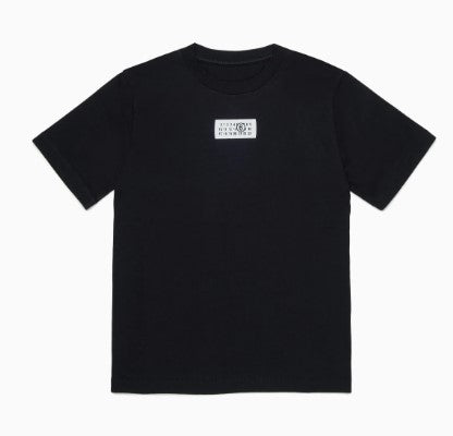 Maison margiela t-shirt nero - vista frontale