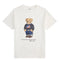 Polo ralph lauren t-shirt bianco - vista frontale