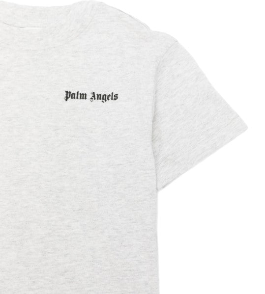 Palm angels t-shirt grigio - vista frontale