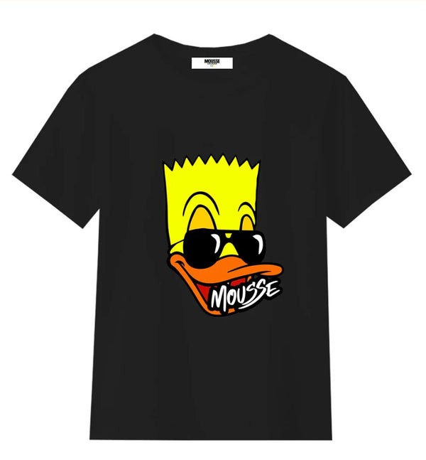 Mousse t-shirt nero - vista frontale