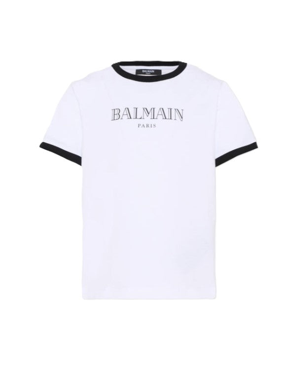 Balmain T-shirt bianca - vista frontale