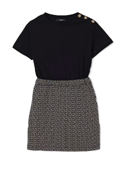 Balmain abiti nero - vista frontale