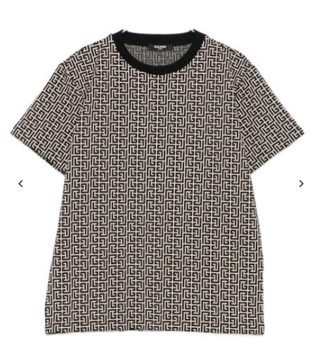 Balmain t-shirt crema - vista frontale