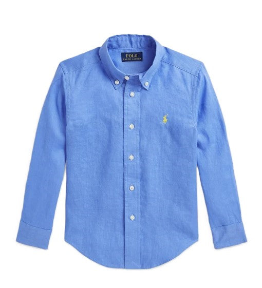 Polo ralph lauren camicie celeste - dettaglio
