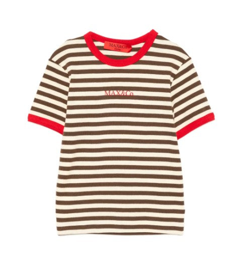 Max & co. t-shirt marrone - vista posteriore