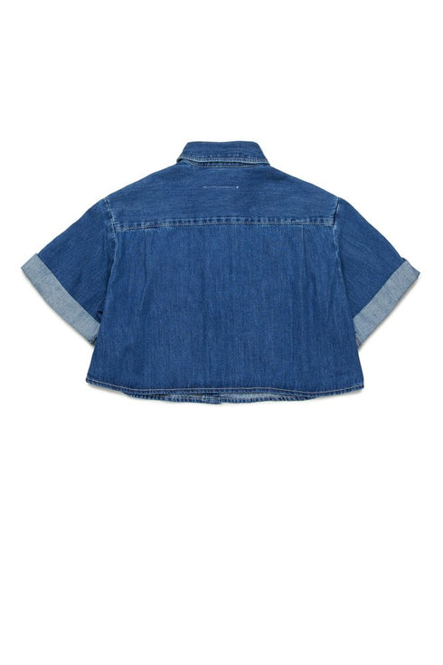 Maison margiela camicie blu - dettaglio