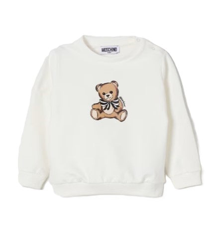 Moschino felpa panna - vista frontale