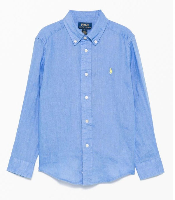 Polo ralph lauren camicie celeste - vista frontale