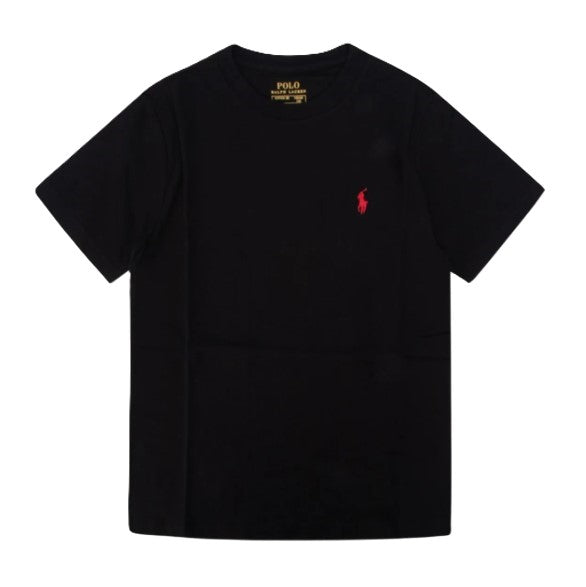 Polo ralph lauren t-shirt nero - vista posteriore