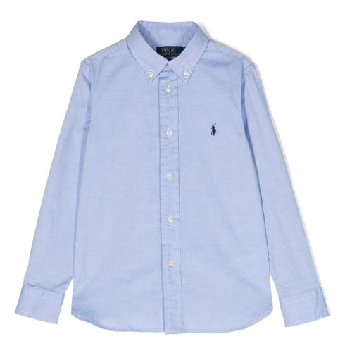 Polo ralph lauren camicie celeste - vista frontale