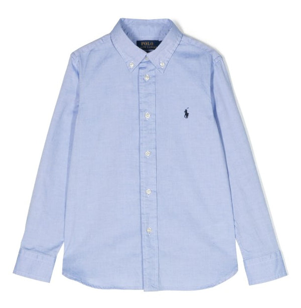 Polo ralph lauren camicie celeste - vista frontale