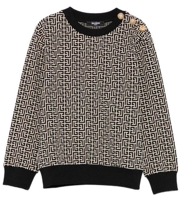 Balmain felpe crema - vista frontale