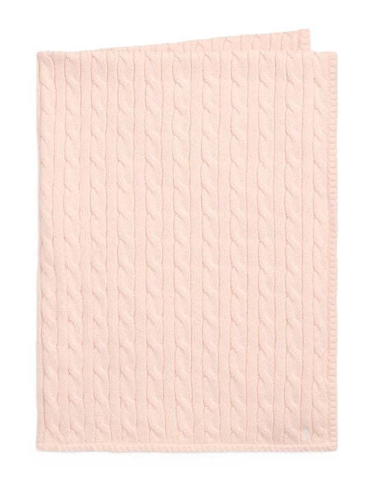 Polo ralph lauren coperte rosa - vista frontale