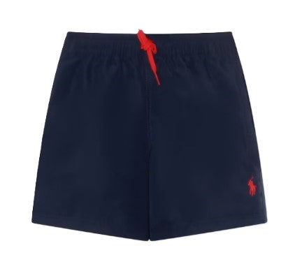 Polo ralph lauren short blu - vista frontale