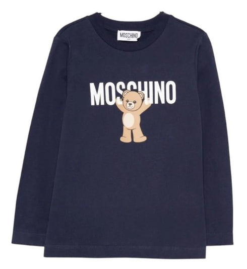 Moschino t-shirt blu - vista frontale