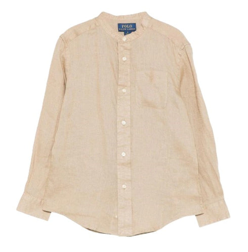 Polo ralph lauren camicie beige - vista frontale