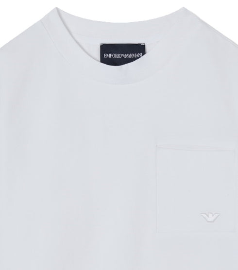 Armani t-shirt bianco - vista posteriore