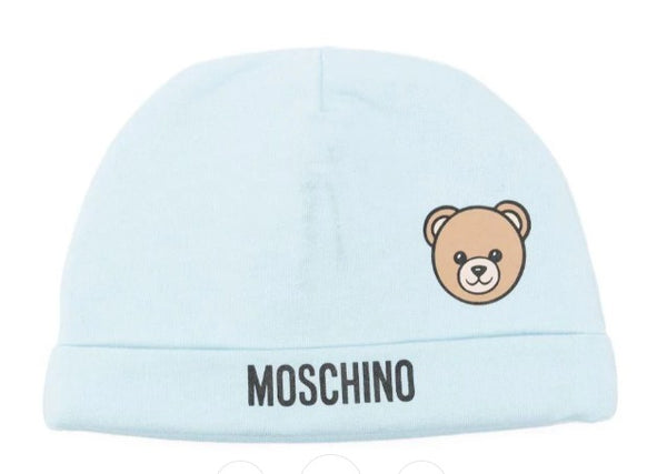 Moschino cappelli celeste - vista posteriore