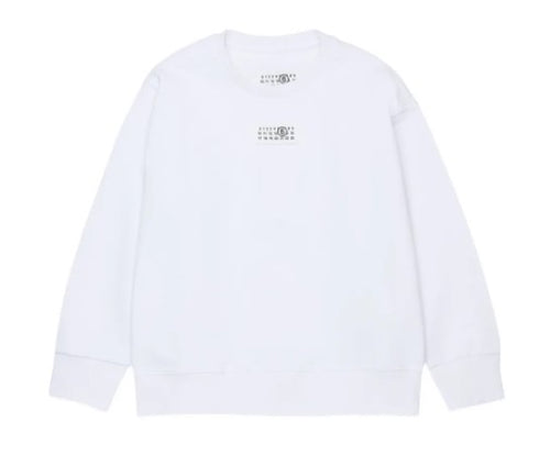 Maison margiela felpe bianco - vista posteriore