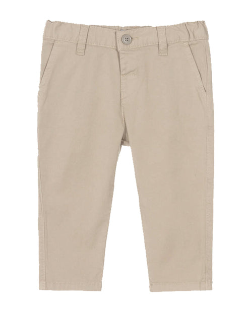 pantalone-neonato-con-logo-1 - BEIGE - styled