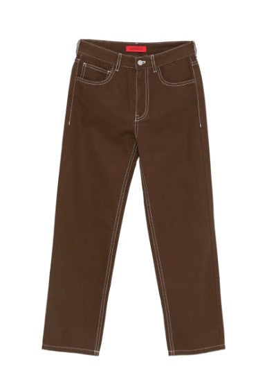 Max & co. pantaloni marrone - vista frontale
