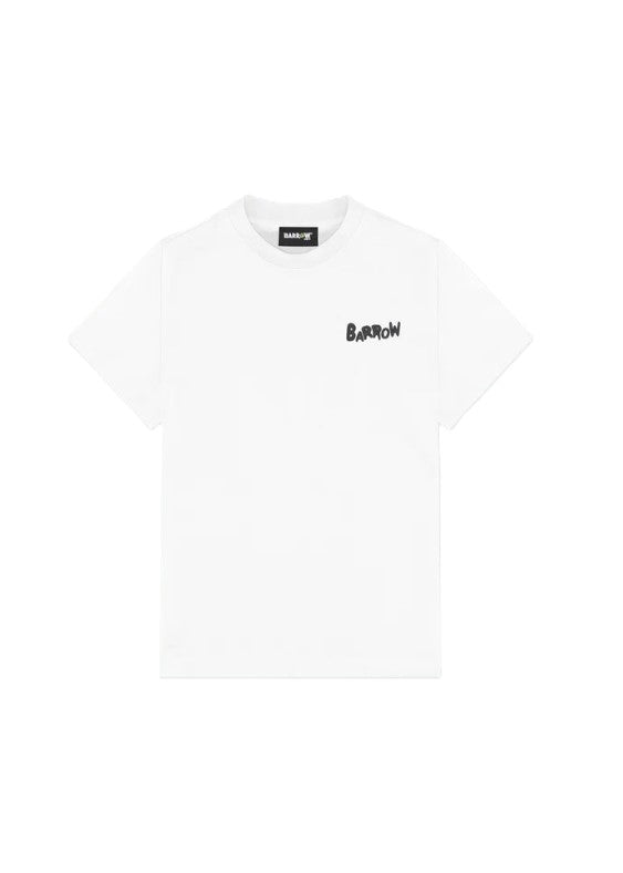 Barrow t-shirt bianco - vista posteriore