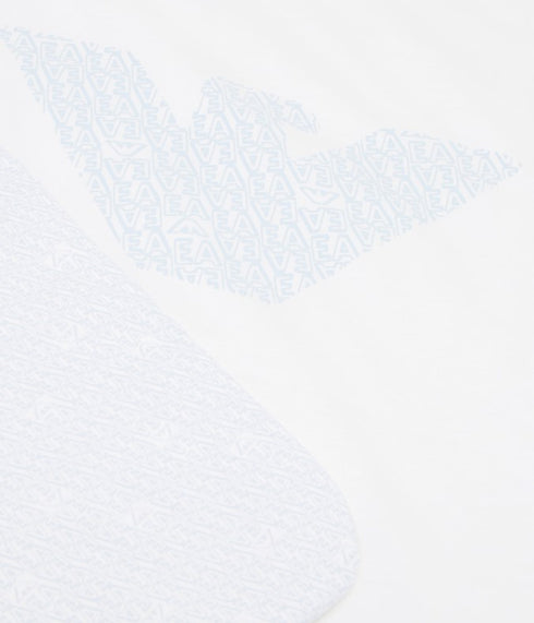 Armani coperte celeste - vista posteriore