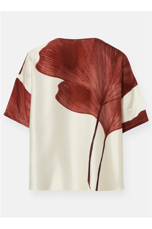 blusa-fantasia-anonyme - MARRONE - vista frontale