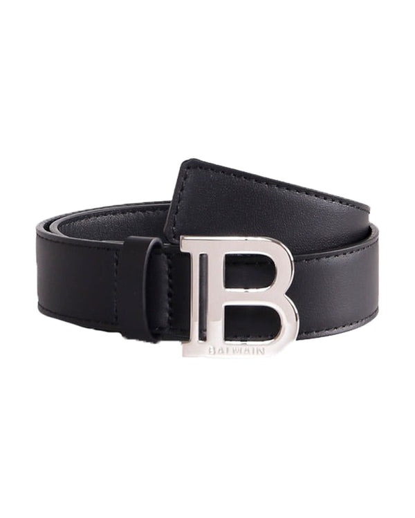 CINTURA IN PELLE BALMAIN - vista frontale