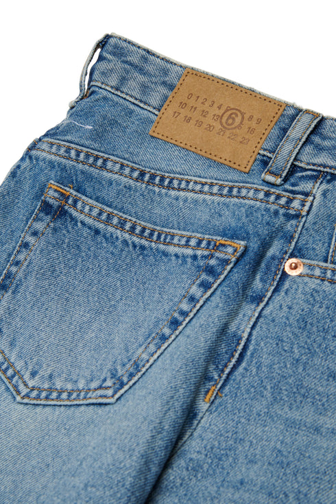 Maison margiela jeans blu - dettaglio 8