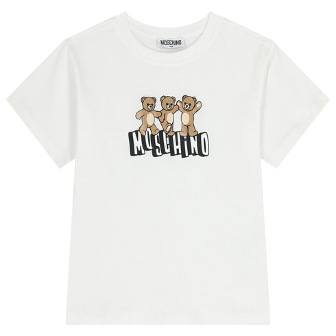 T-SHIRT CON STAMPA TEDDY MOSCHINO - dettaglio