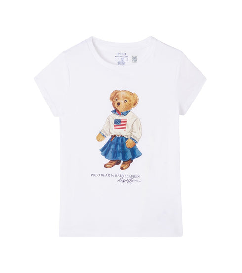 Polo Ralph Lauren t-shirt bianco - dettaglio stampa