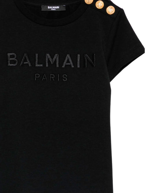 Balmain T-shirt bianco - vista laterale