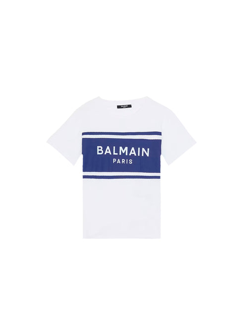 Balmain T-shirt bianco - vista laterale