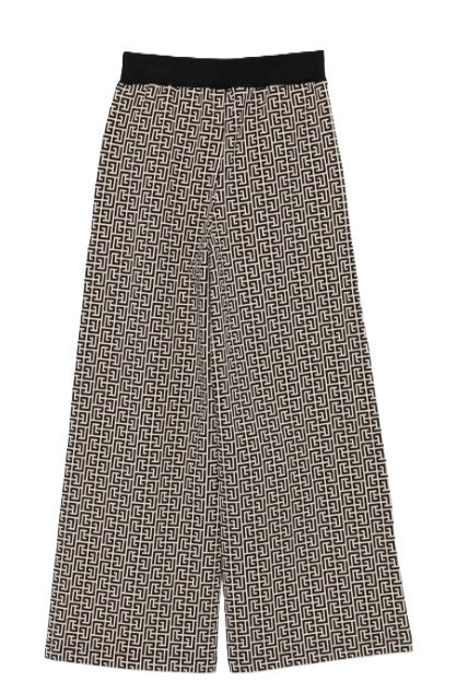 Balmain pantaloni crema - vista posteriore